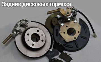 Задні дискові гальма