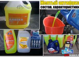 Жовтий антифриз. Характеристики, а також з яким можна змішувати