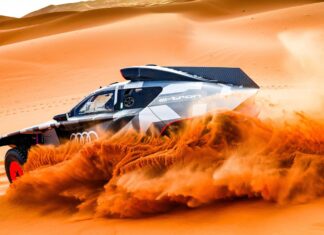 Audi rs q e-tron для «дакара»: з’явилися зображення салону