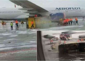 У шереметьєво літак перевернув машину-почалася перевірка