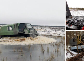 Снігоболотохід «амфібіус»: ідеальний транспорт для поїздок по купинах, ямах і болотах