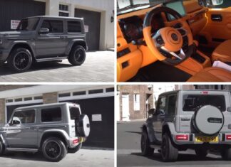 Стилізований під gelandewagen позашляховик suzuki jimny був помічений на вулицях лондона