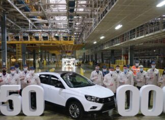 Автоваз випустив 650-тисячну lada vesta