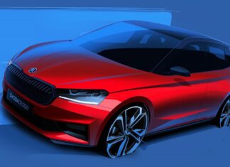 Skoda показала перші зображення нової fabia monte carlo