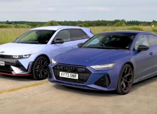 Электрический бунт: Hyundai Ioniq 5 N бросает вызов Audi RS7 в драг-рейсинге