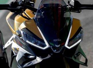 Aprilia Tuono V4: голий мотоцикл, який не поступається продуктивністю