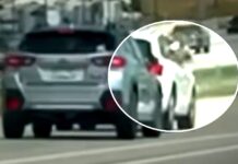 A raiva do oficial do Colorado faz com que o jipe do adolescente capote