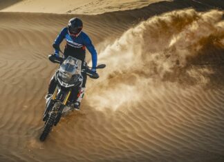 Aprilia Tuareg Rally: Самый уверенный приключенческий мотоцикл в своем классе