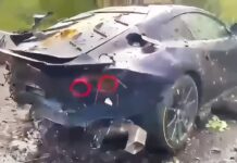 Une Ferrari de 2 millions de dollars effacée en Écosse